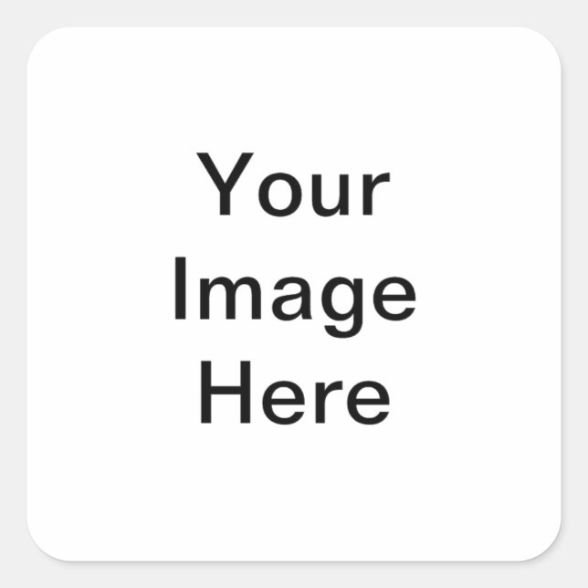 Create Your Own Original Personalised Gifts Square Sticker (Front)
