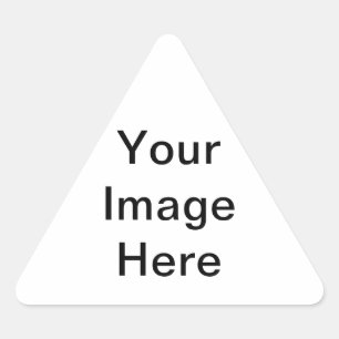 Create Your Own Original Personalised Gifts Triangle Sticker