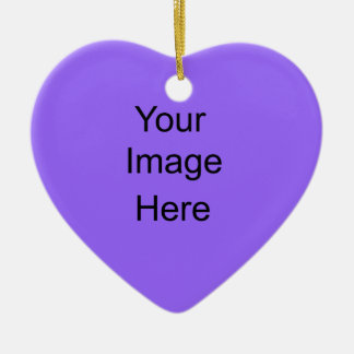 Create your own Ornament Light Purple Heart