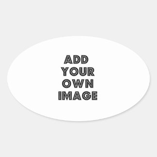 Create Your Own Oval Shaped Sticker! Sticker