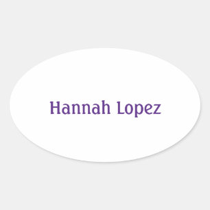 Create Your Own Oval Sticker