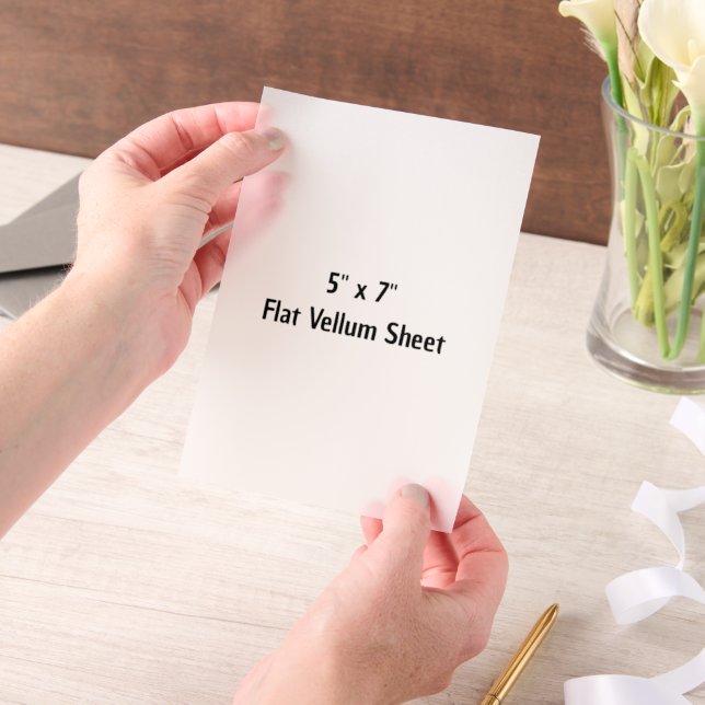 Create Your Own Overlay Vellum Invitations (Handheld)