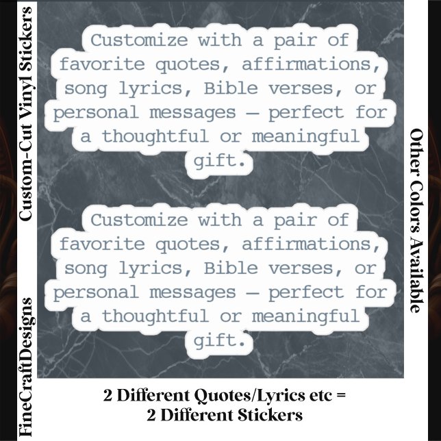 Create Your Own Pair of Custom Quote Verse Blue XS (Creator Uploaded)