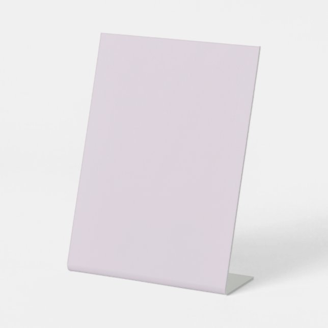 Create Your Own Pale Pink Pedestal Sign (Front)
