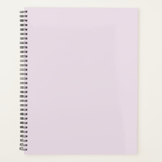 Create Your Own Pale Pink Wedding Planner (Front)