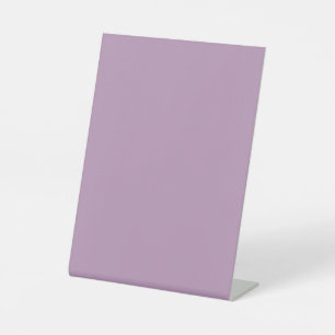 Create Your Own Pale Purple Pedestal Sign