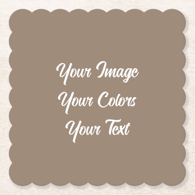 Create Your Own Paper Coaster (Front)