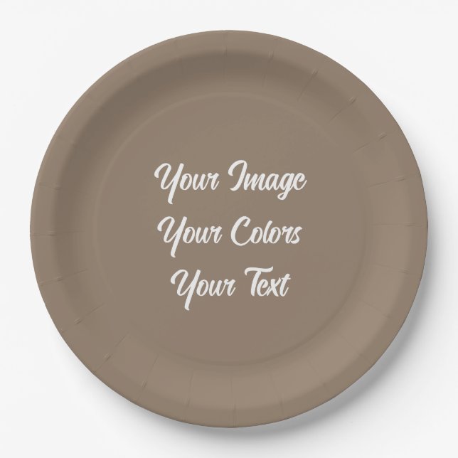 Create Your Own Paper Plate (Front)