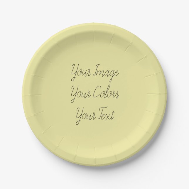 Create Your Own Paper Plate (Front)