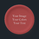 Create Your Own Paper Plate<br><div class="desc">Create your own custom colour wedding ceremony and reception supplies,  decorations,  favours and invitations,  personalised jewellery and more!</div>