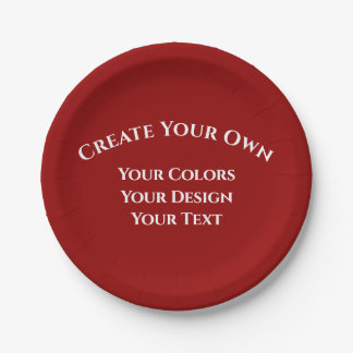 Create Your Own Paper Plate