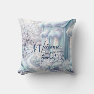 Create Your Own Pastel Christmas Coffee Shop Cushion