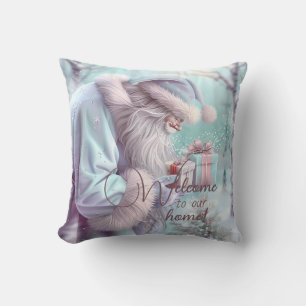 Create Your Own Pastel Christmas Santa & Presents Cushion