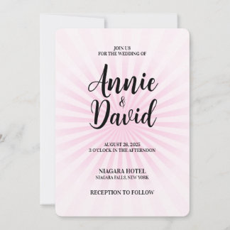 Create Your Own Pastel Retro Starburst Invitation
