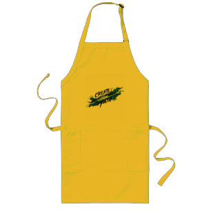 Create Your Own Path Vibrant Inspirational Design Long Apron