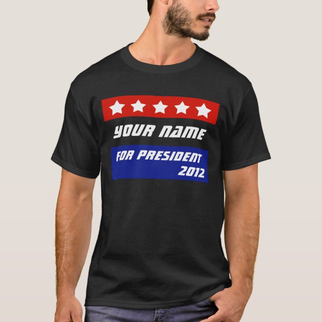 Create Your Own Patriotic Political Merchandise T-Shirt (Front)