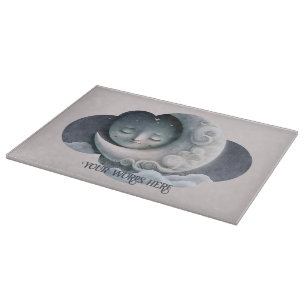 Create Your Own Peaceful Moons in Clouds Cutting Board