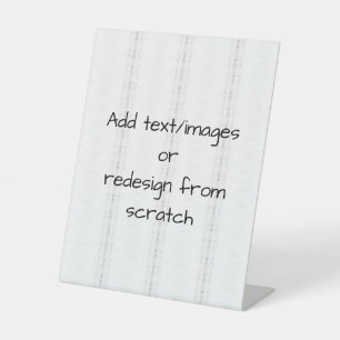 Create Your Own Pedestal Sign