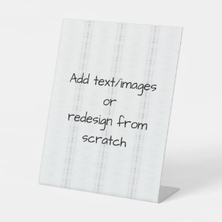 Create Your Own Pedestal Sign