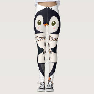 Create Your Own Penguin Quote Leggings