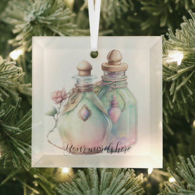 Create Your Own Perfume Bottles Glass Tree Decoration (Insitu)