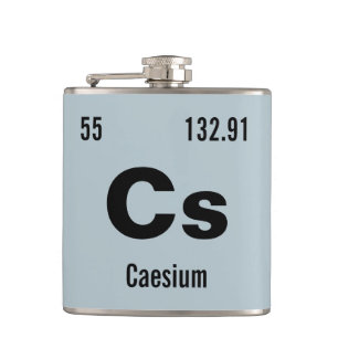 Create your own Periodic Table of the Elements Hip Flask