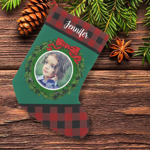Create your own personal Christmas photo Small Christmas Stocking