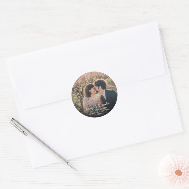 Create your own personal photo Wedding seals (Envelope)