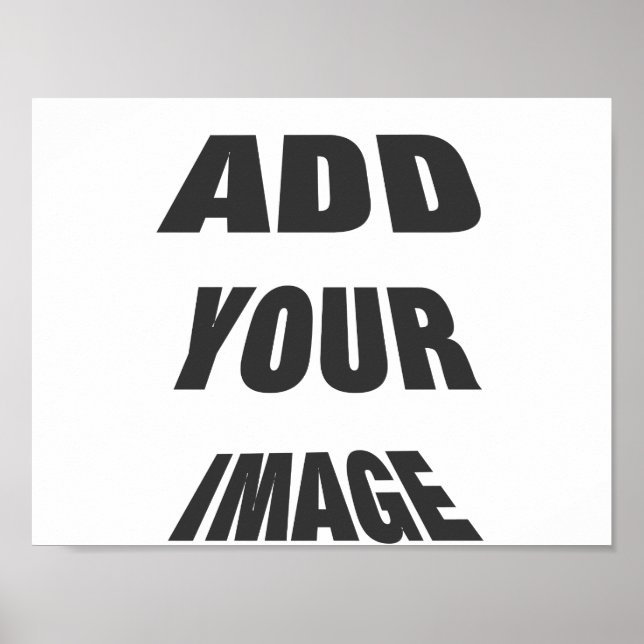 Create Your Own Personalisable Poster Template (Front)