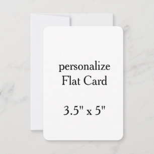 create your own personalise 3.5" x 5" Rouend