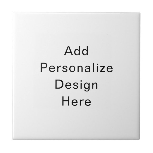 create your own personalise (4.25" x 4.25") ceramic tile (Front)