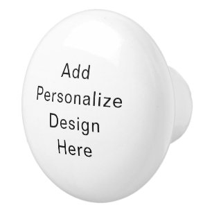 create your own personalise ceramic knob
