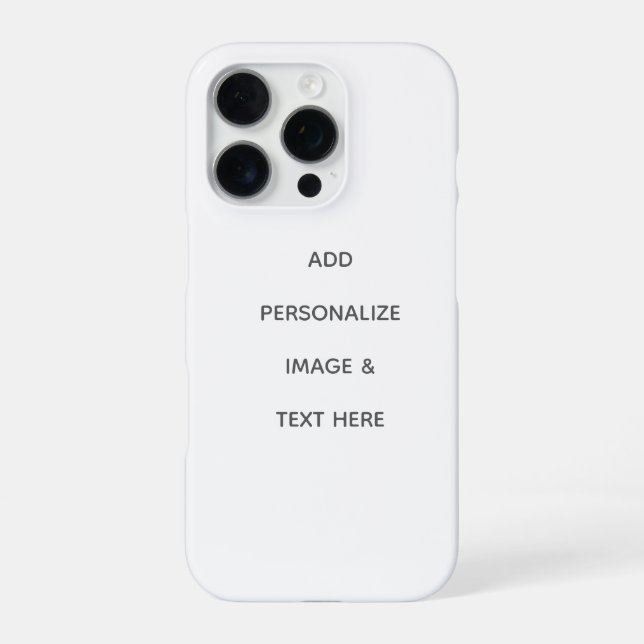 Create Your Own Personalise iPhone Case (Back)