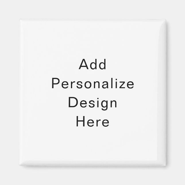 create your own personalise magnet (Front)