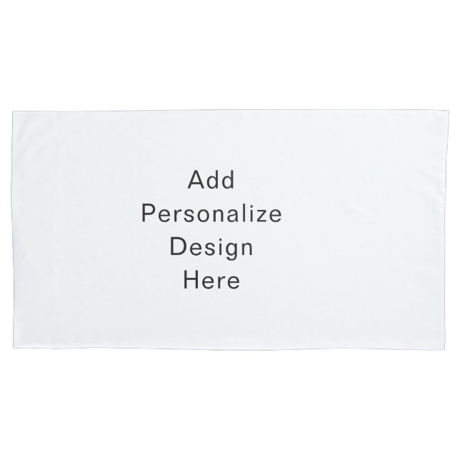create your own personalise Pair of King Size Pillowcase (Front-Left)