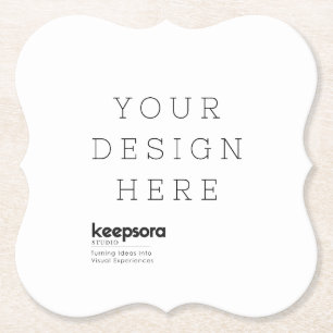 Create Your Own Personalise Paper Coaster