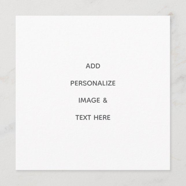 Create Your Own Personalise Program (Front)