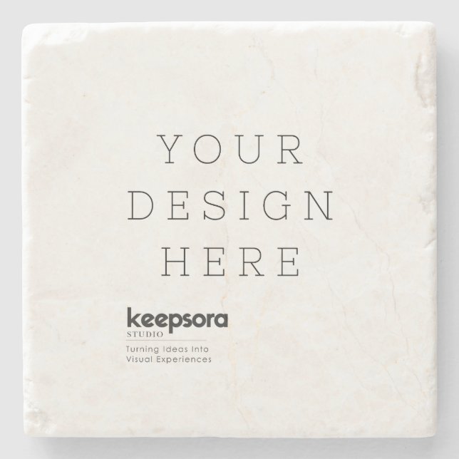 Create Your Own Personalise Stone Coaster (Front)