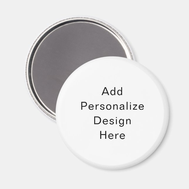 create your own personalise text Image Magnet (Front/Back)