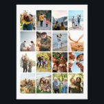Create Your Own Personalised 16 Photo Collage<br><div class="desc">Create your own photo collage photo enlargement print featuring 16 of your favourite pictures.</div>