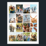 Create Your Own Personalised 16 Photo Collage<br><div class="desc">Create your own photo collage photo enlargement print featuring 16 of your favourite pictures.</div>