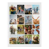 Create Your Own Personalised 16 Photo Collage