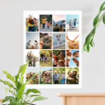 Create Your Own Personalised 16 Photo Collage Poster<br><div class="desc">Create your own photo collage poster featuring 16 of your favourite pictures.</div>