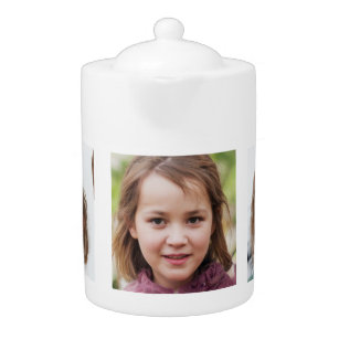 Create Your Own Personalised 3 Photo Teapot