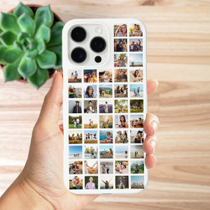 Create Your Own Personalised 46 Photo Collage iPhone 16 Pro Max Case