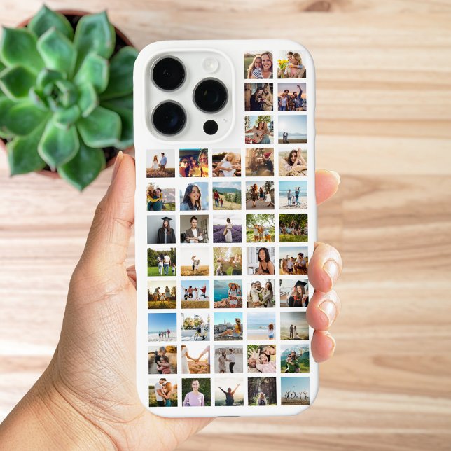 Create Your Own Personalised 46 Photo Collage Case-Mate iPhone Case (Creator Uploaded)