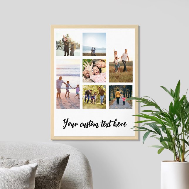 Create Your Own Personalised 7 Photo Collage Poster (Creator Uploaded)