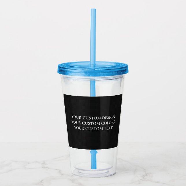 Create Your Own Personalised Acrylic Tumbler (Front)