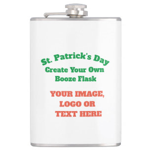 Create Your Own Personalised Booze Flask - Custom