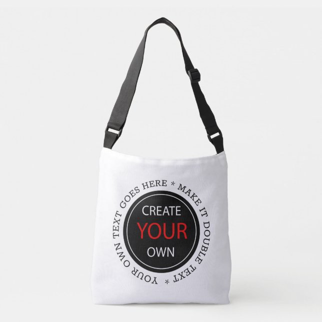 Create Your Own - Personalised, branded / Custom Crossbody Bag (Front)